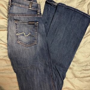 7 For All Mankind Mid Rise Bootcut Jeans